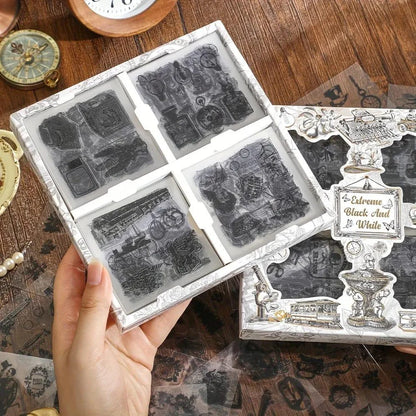 Vintage Black & White Stickers