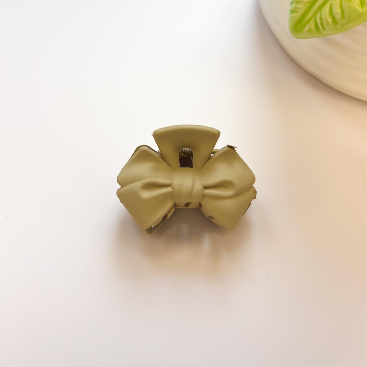 Minimalist Hair Bow Clips - mini