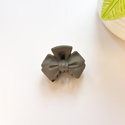 Minimalist Hair Bow Clips - mini