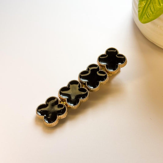 Black Clover Hair Slide