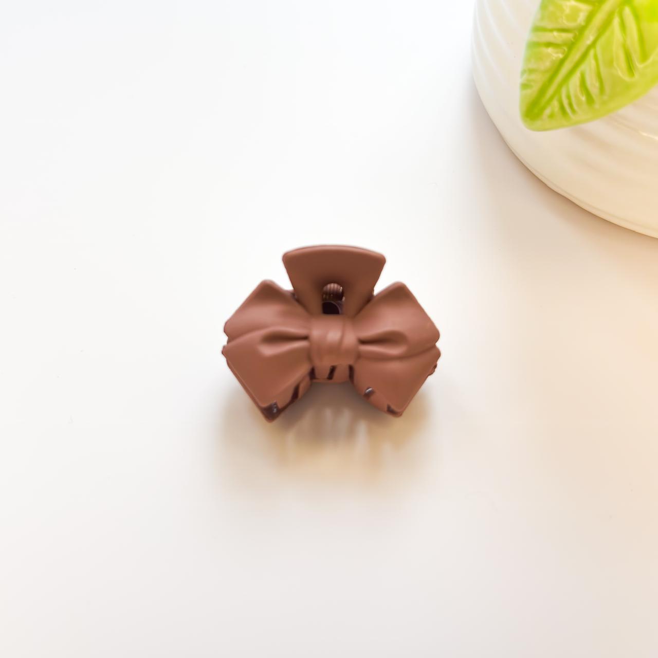 Minimalist Hair Bow Clips - mini