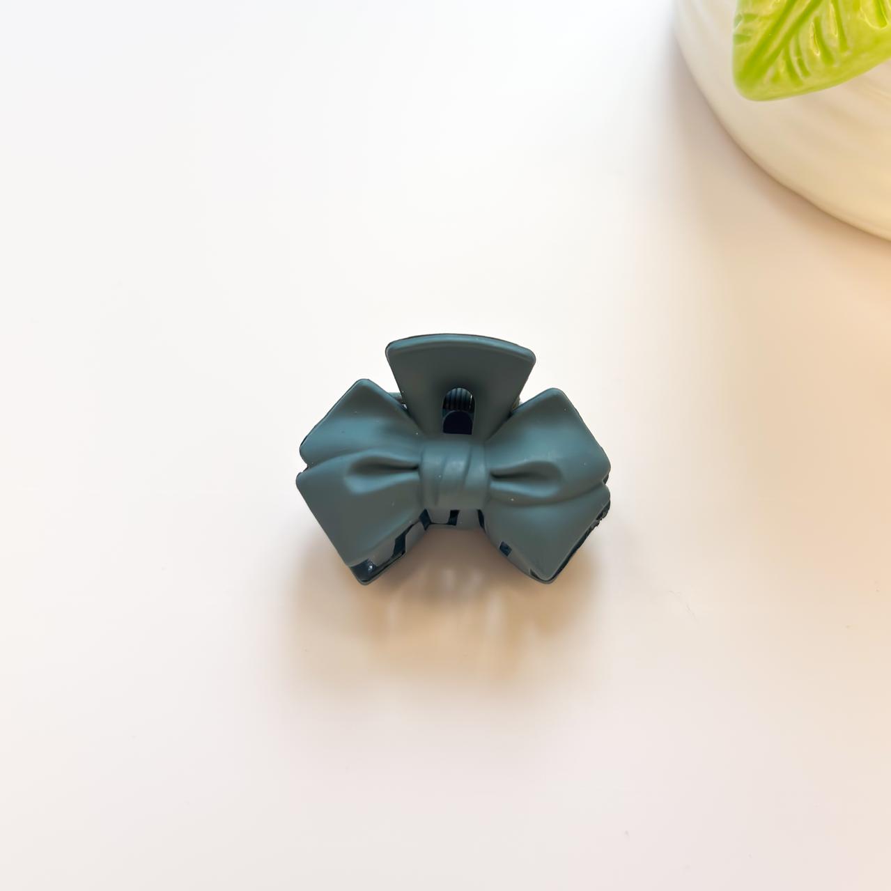 Minimalist Hair Bow Clips - mini