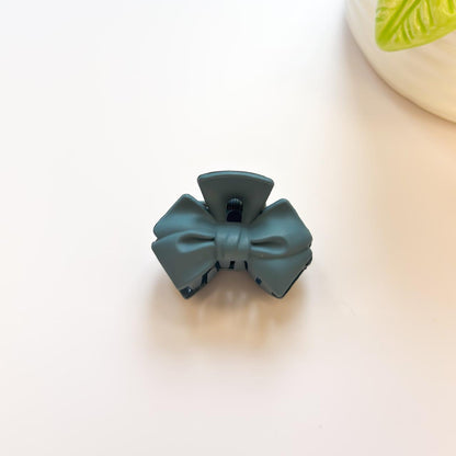 Minimalist Hair Bow Clips - mini