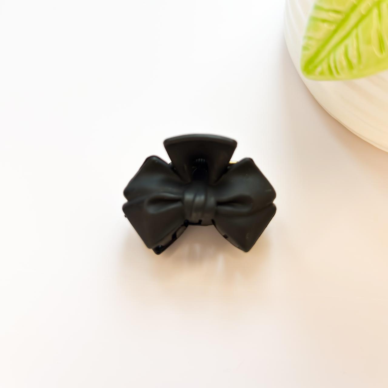 Minimalist Hair Bow Clips - mini
