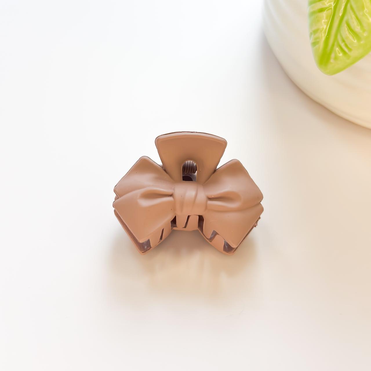 Minimalist Hair Bow Clips - mini