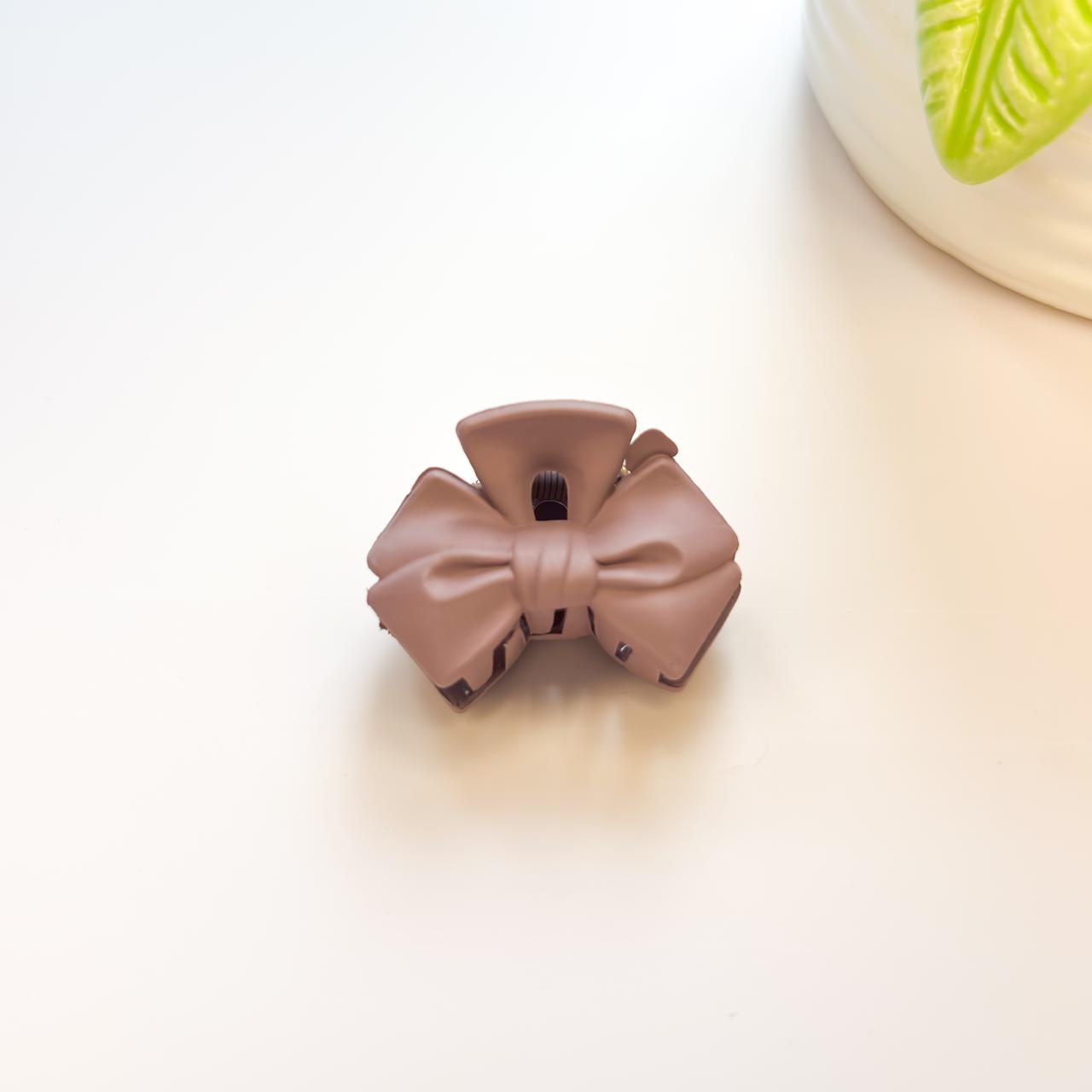 Minimalist Hair Bow Clips - mini