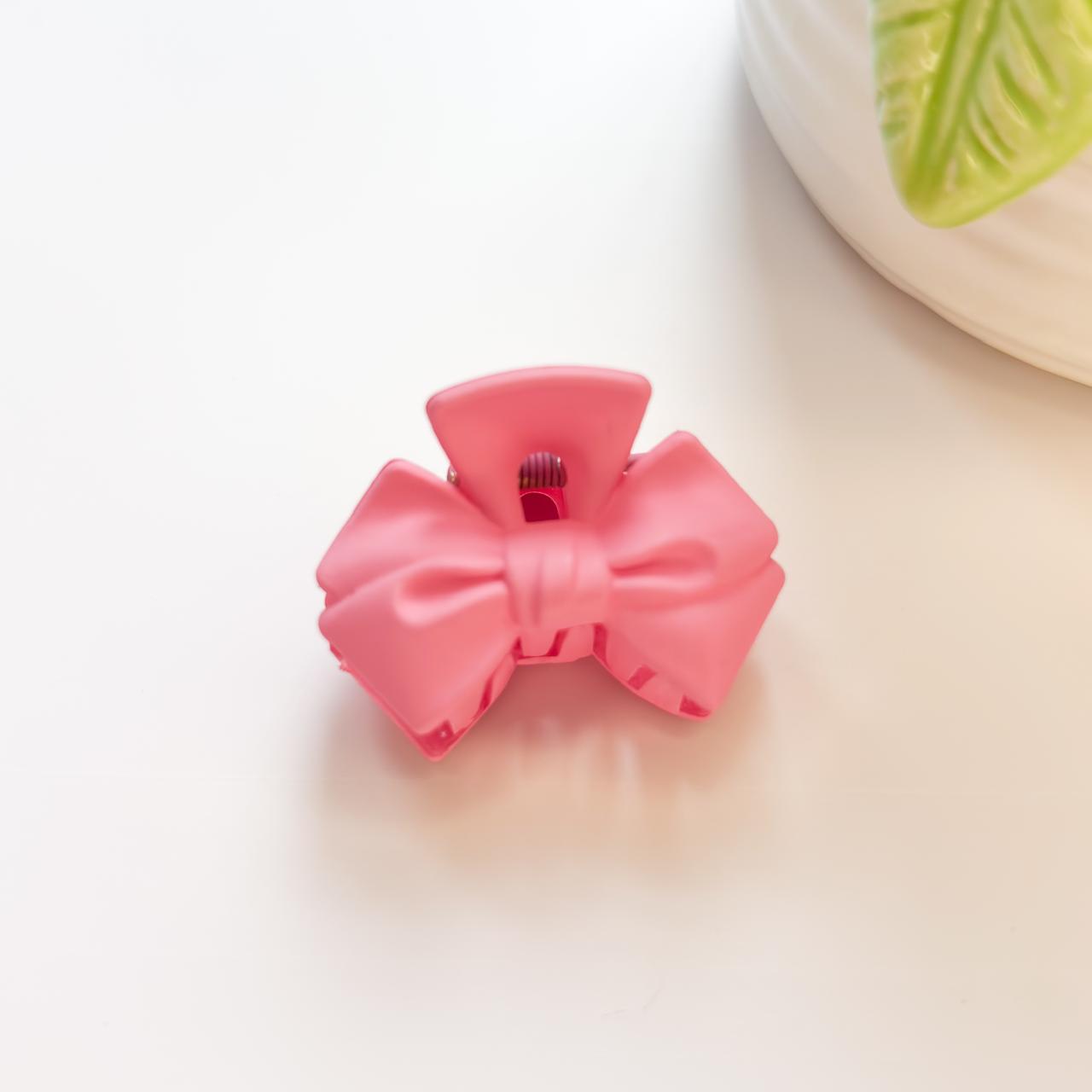 Minimalist Hair Bow Clips - mini