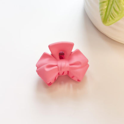 Minimalist Hair Bow Clips - mini