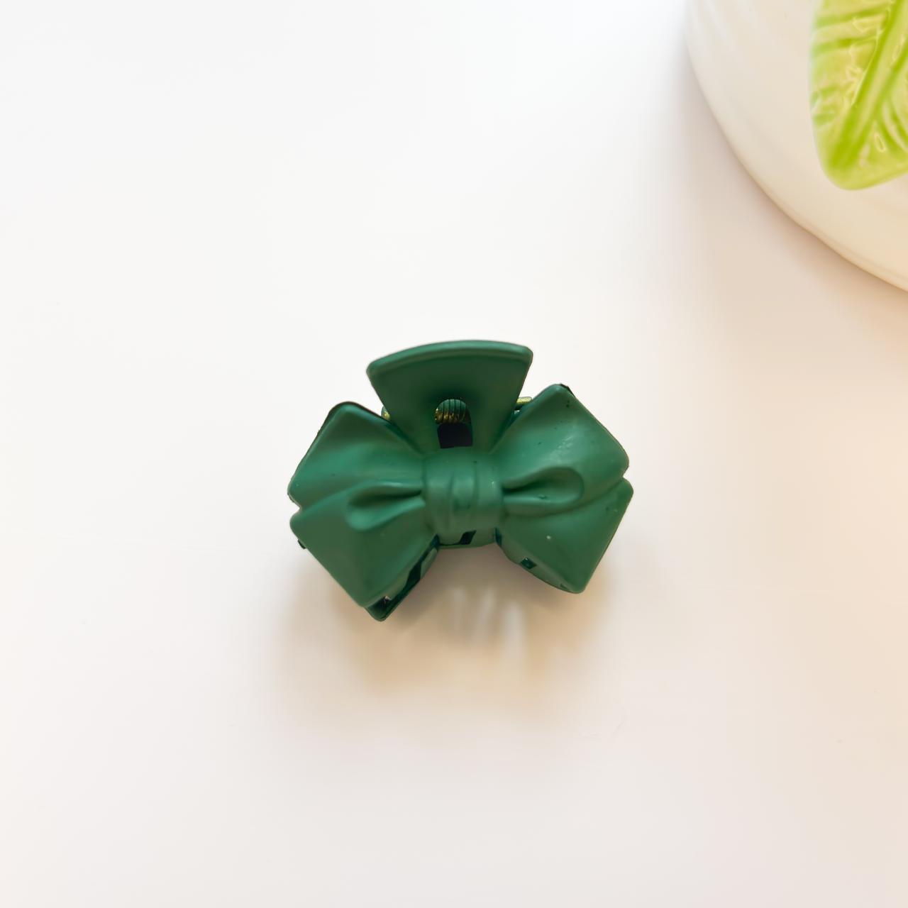 Minimalist Hair Bow Clips - mini