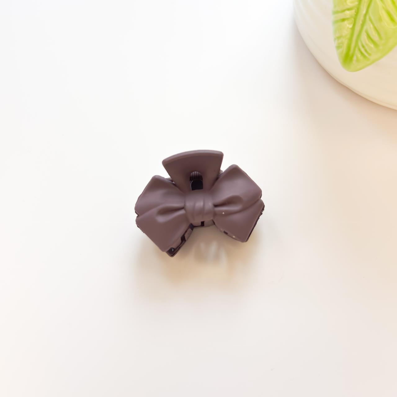 Minimalist Hair Bow Clips - mini