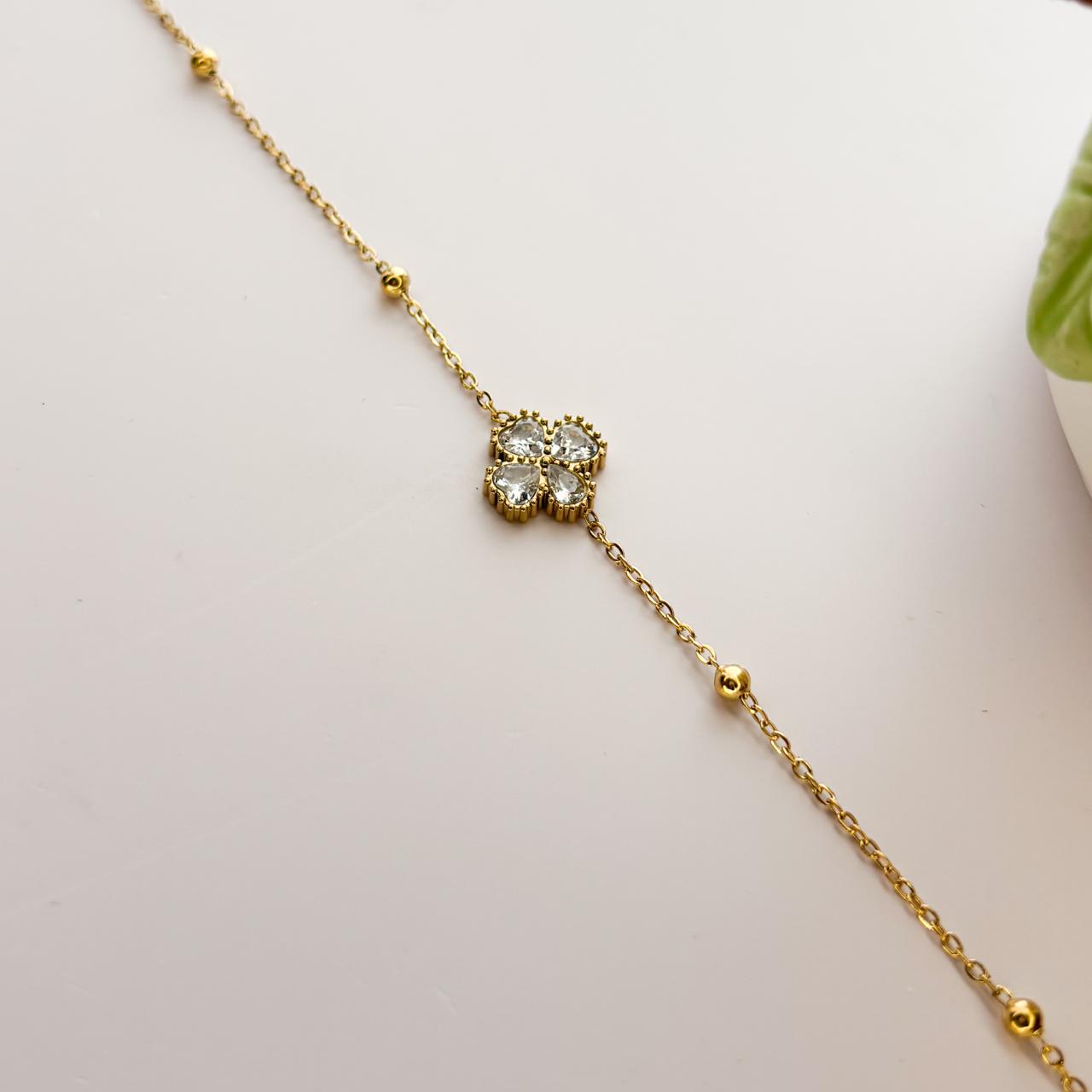 Sparkling Flower Bracelet