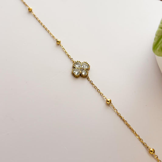 Sparkling Flower Bracelet