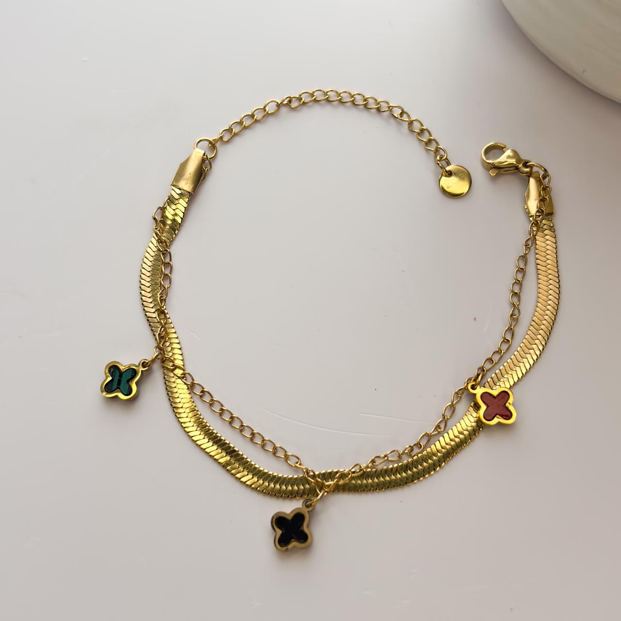 Clover Layered Bracelet