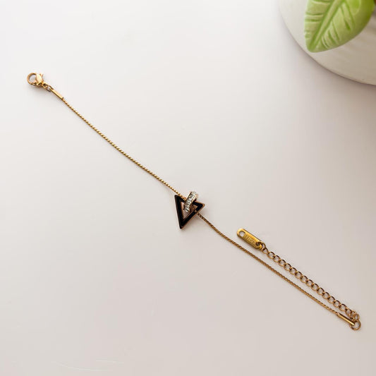 Delta Stone Bracelet