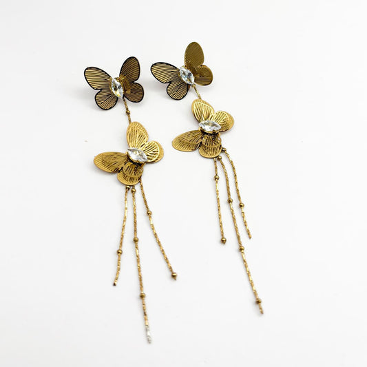 Butterfly Statement Earrings