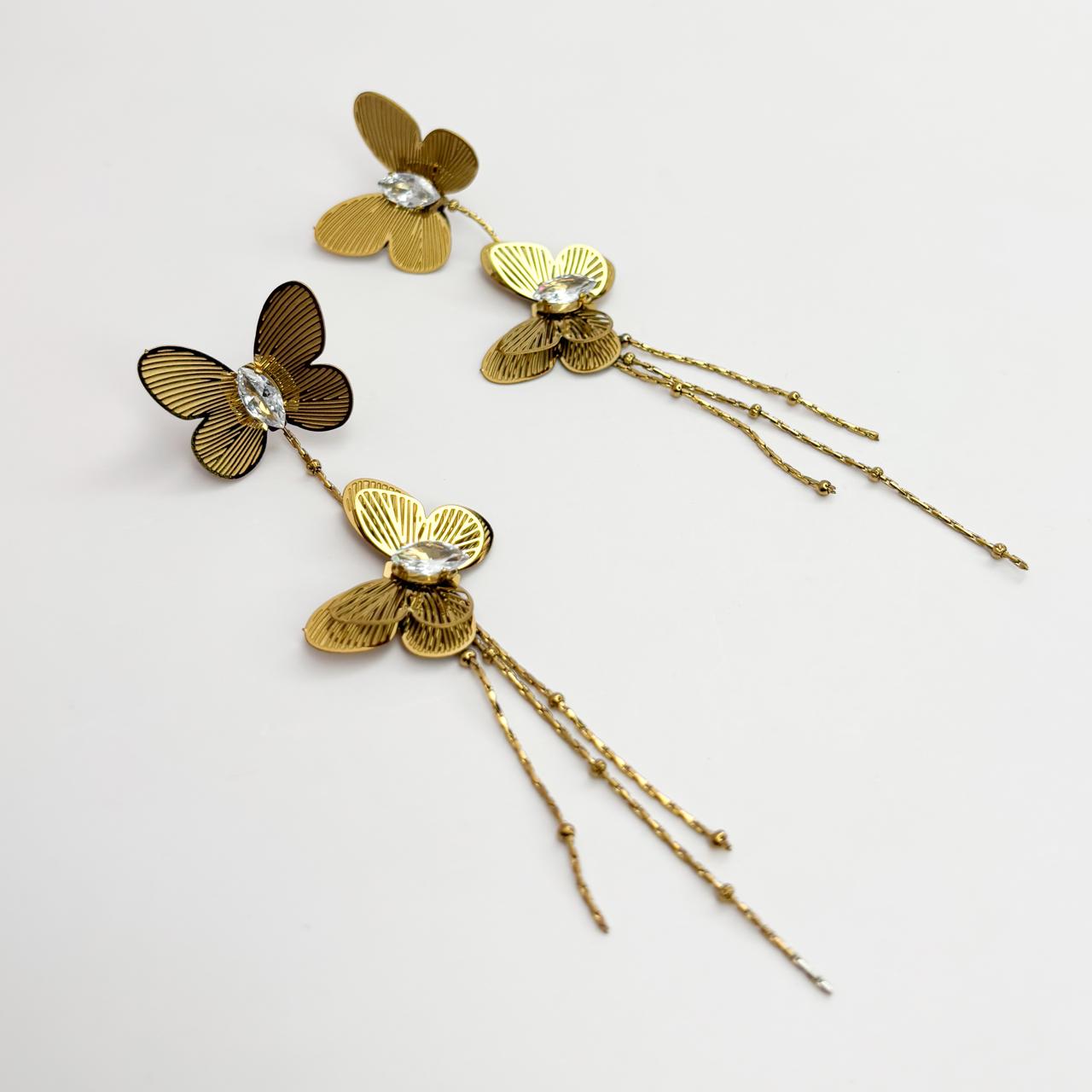 Butterfly Statement Earrings