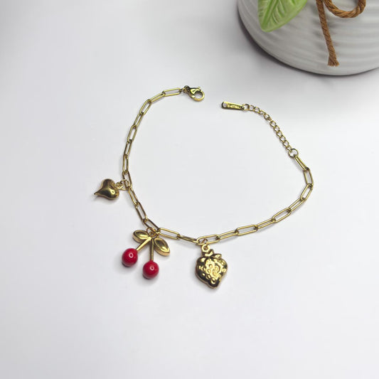 Cherry-Strawberry Bracelet