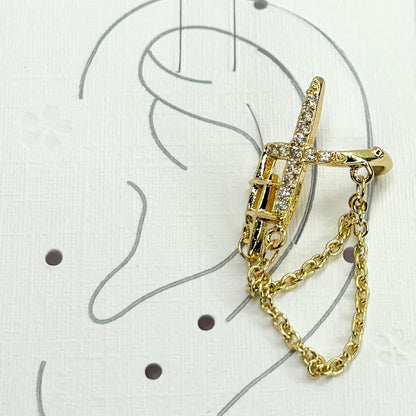 Lumora Non-Pierced Chain Ear Cuff
