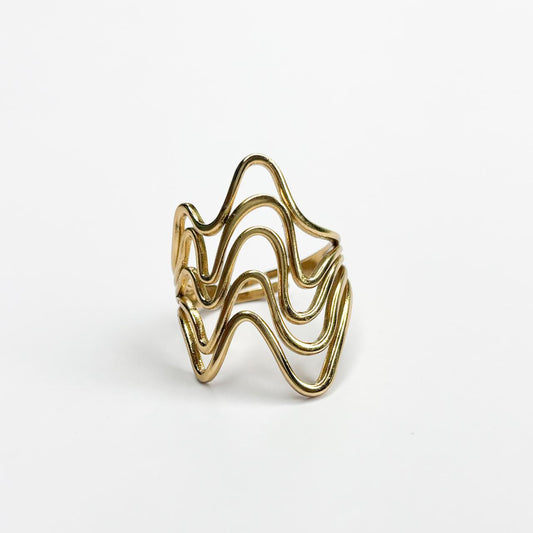 Eternal Wave Statement Ring