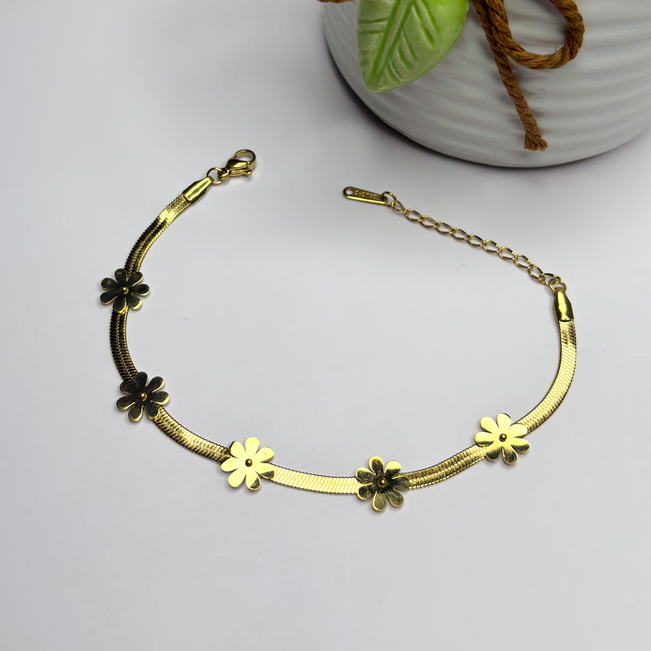 Golden Daisy Bracelet