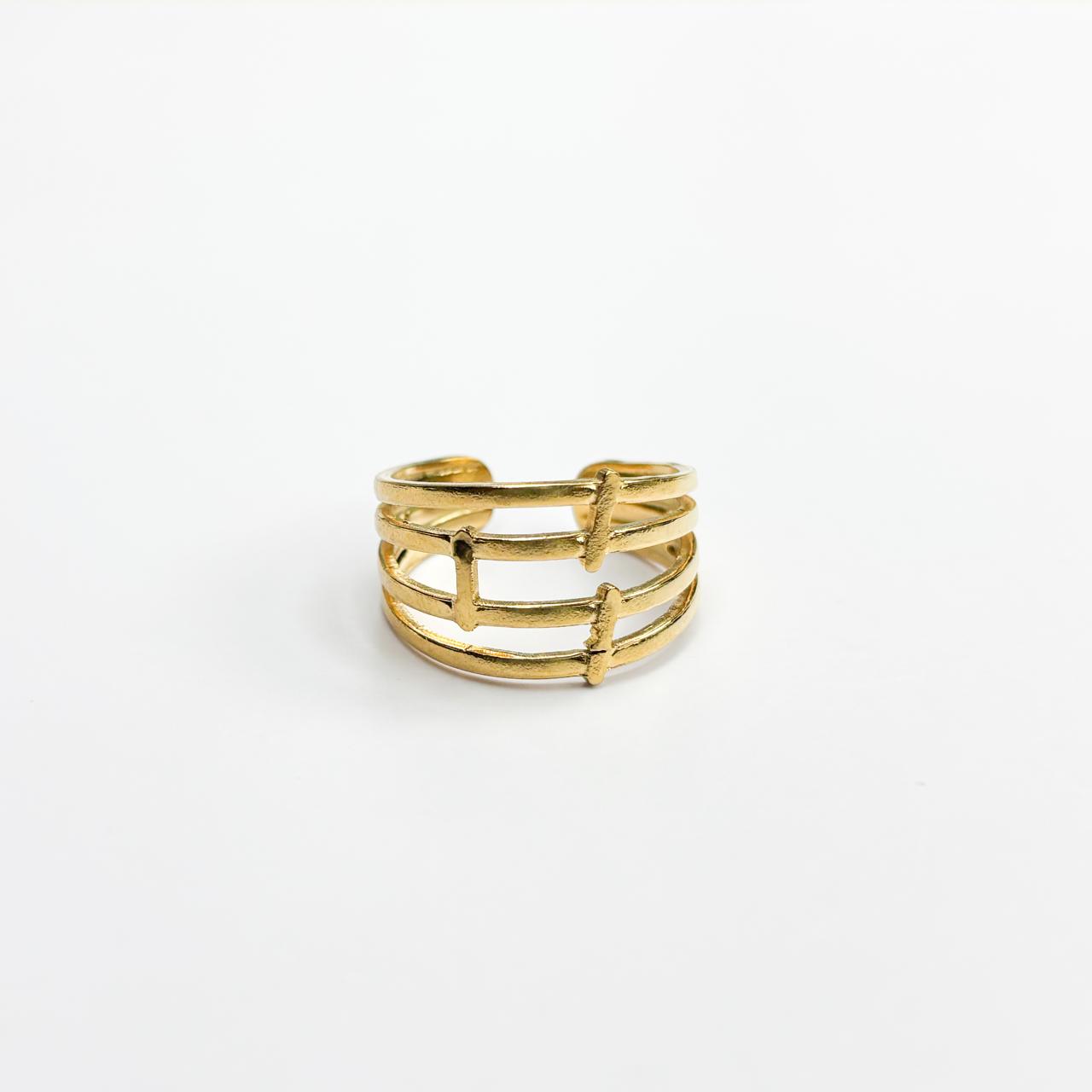 The Bonded Bar Statement Ring