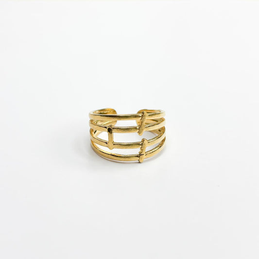 The Bonded Bar Statement Ring