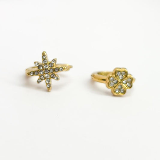 Twinkle & Bloom (Mismatched Studs) Earrings