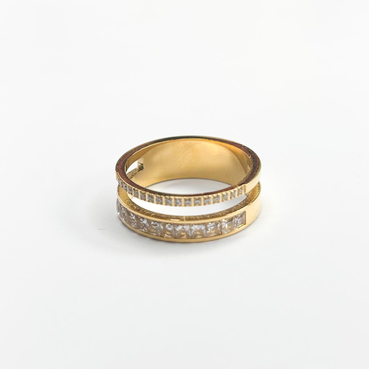 Lumière Twin Row Ring