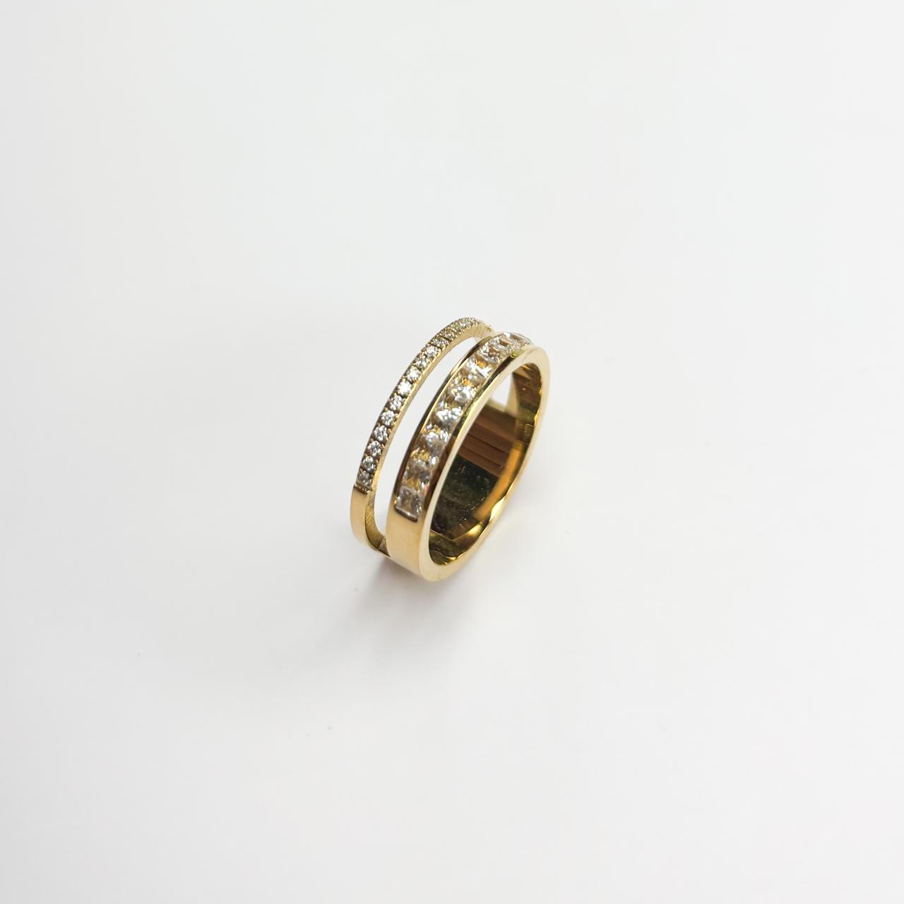 Lumière Twin Row Ring