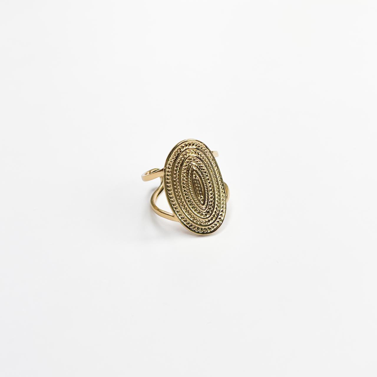 Boho Heritage Oval Statement Ring