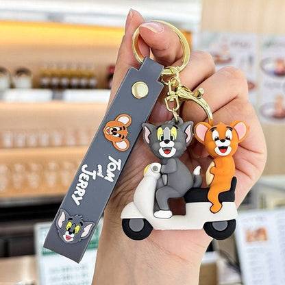 Tom & Jerry Scooter Keychain