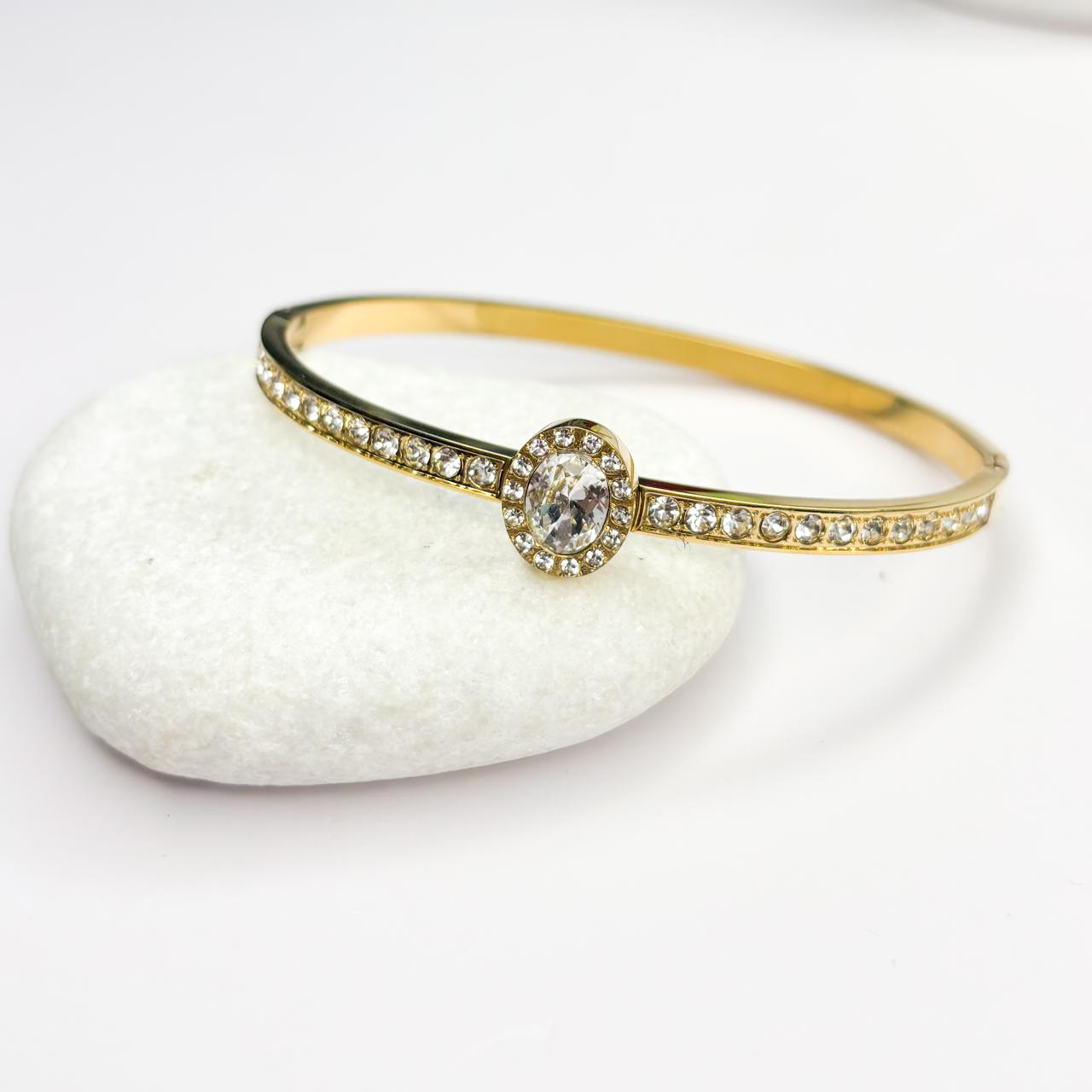 Audrey Halo Bangle Bracelet
