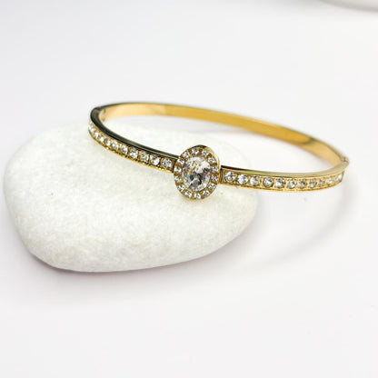 Audrey Halo Bangle Bracelet