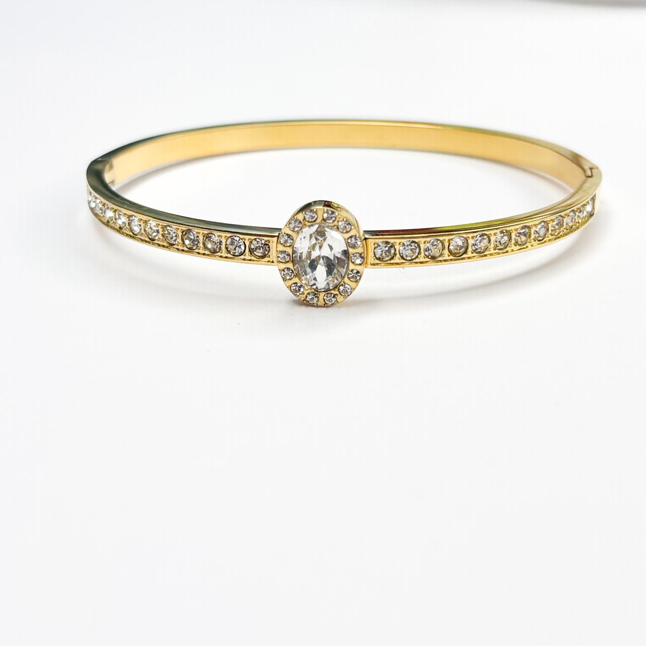 Audrey Halo Bangle Bracelet