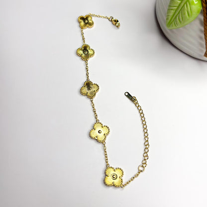 Golden Clover Bracelet