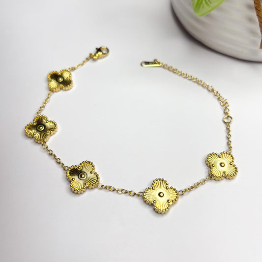 Golden Clover Bracelet