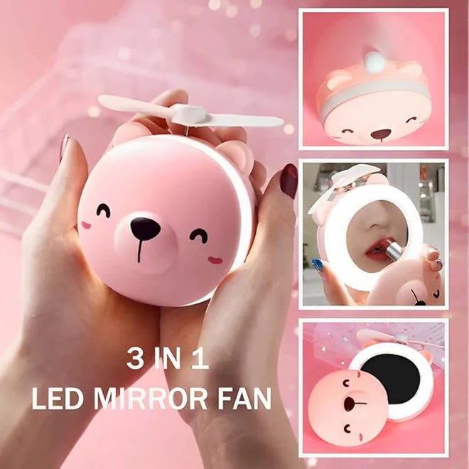 Led Cosmetic Mirror Fan