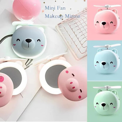 Led Cosmetic Mirror Fan