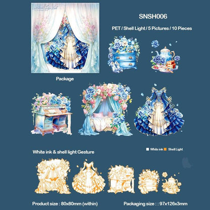 Princess Castle Stickers
