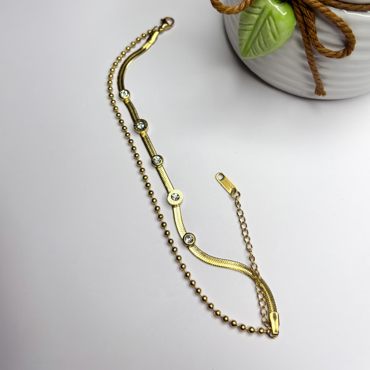 Roman Layered Bracelet