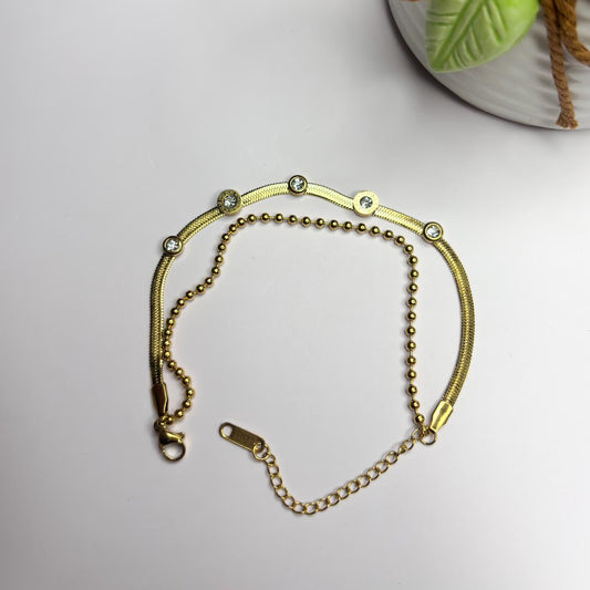 Roman Layered Bracelet