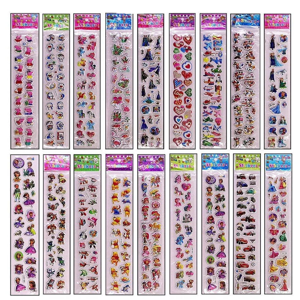 Cute 3D Puff Stickers