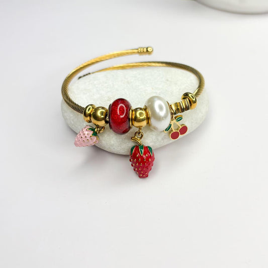 Berry Babe Bangle Bracelet