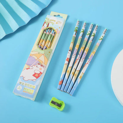 Cute Wooden Pencil Set