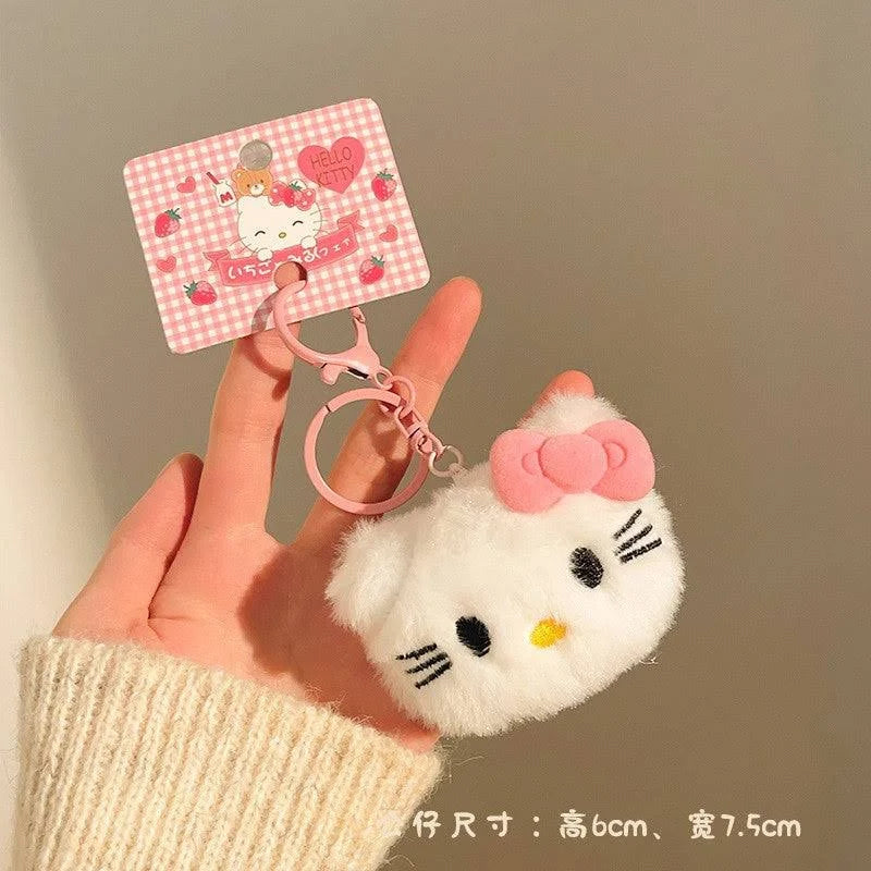 Hello Kitty Plush Keychain