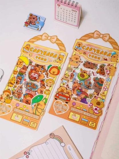 Capybara Sticker Set