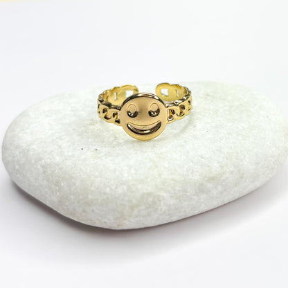 Statement Smiley Ring