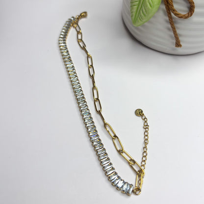 Tennis Link Layered Bracelet